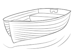How to Draw a Cartoon Boat